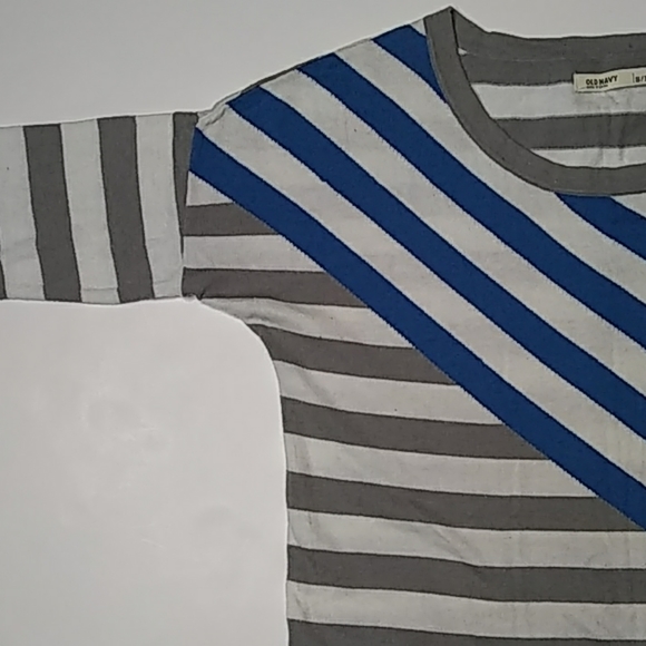 Old Navy Contrasting Stripe Tunic Sweater Dress - Picture 2 of 7